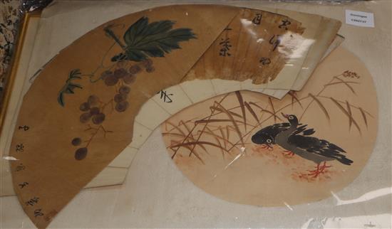 Chinese fan paintings